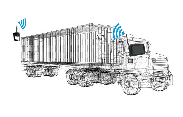 wireless system for reversing camera